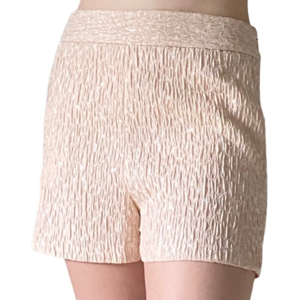 Express Rouched Blush Pink Dress Shorts